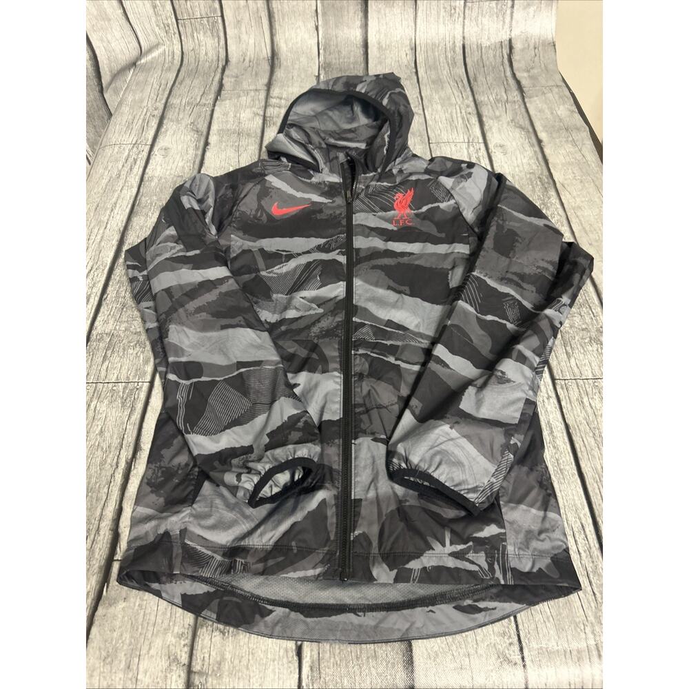 NWOT Men’s Nike LFC Liverpool FC Training Jacket Small Black Full Zip